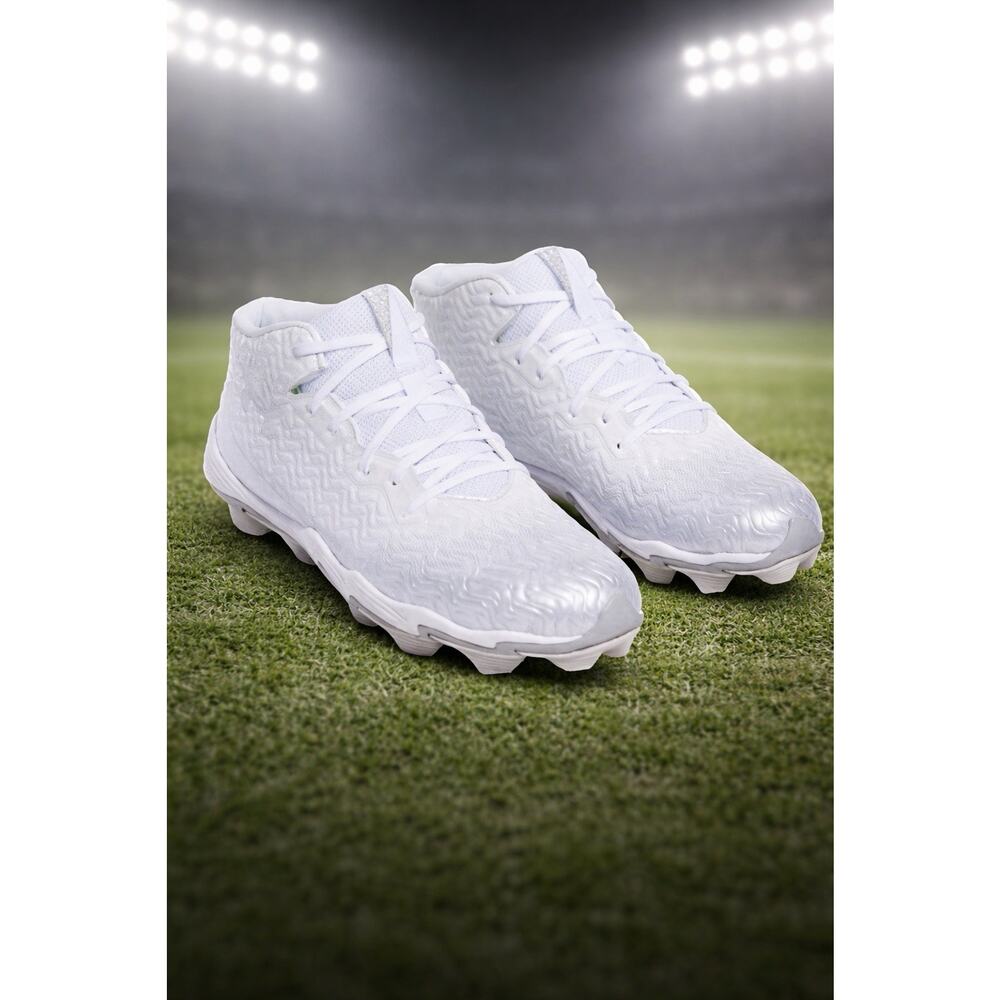 Under Armour Mens Spotlight Hammer Football Cleats Footwear White Mens Size 14